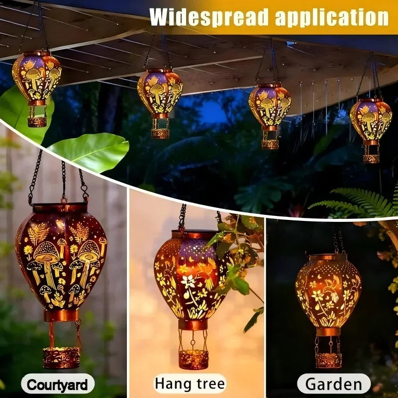 Lumiella™ Solarna wisząca latarnia balonowa na magiczne wieczory
