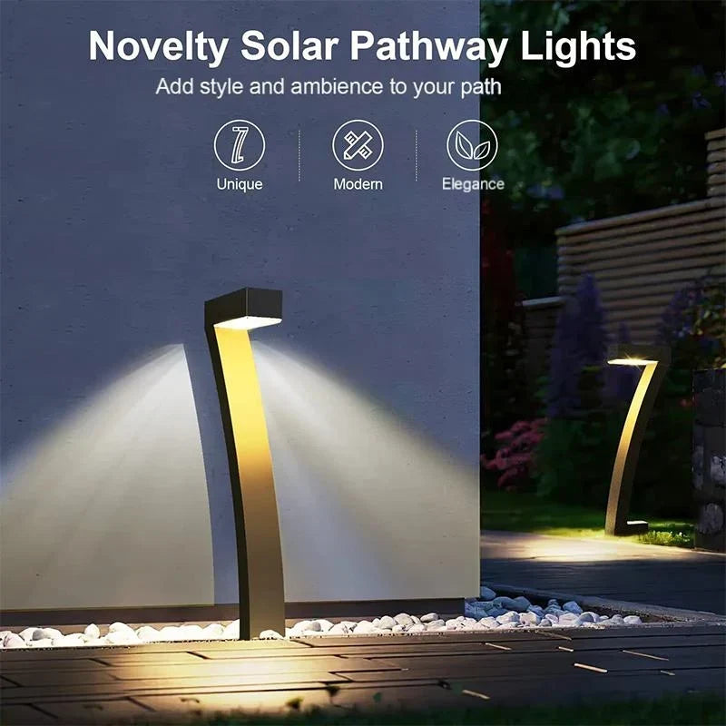 Lumiera™ Solarne lampki ścieżkowe do ciepłej wieczornej atmosfery