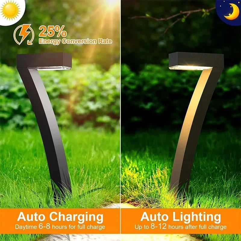 Lumiera™ Solarne lampki ścieżkowe do ciepłej wieczornej atmosfery