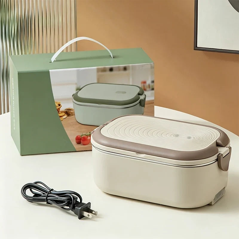 MoistHeat Pro™ Przenośny podgrzewany lunch box do ciepłych posiłków