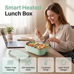 MoistHeat Pro™ Przenośny podgrzewany lunch box do ciepłych posiłków