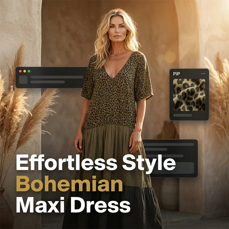 Natalia Boheme Breathable Vacation Dress - main product view