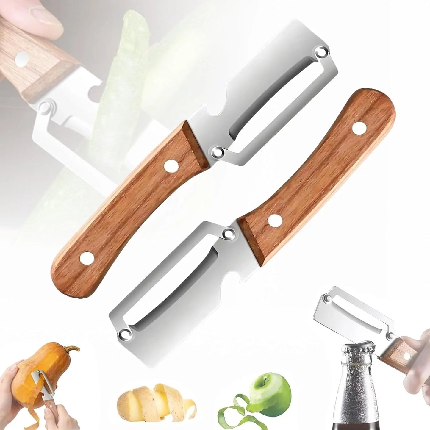 PeelPop PeelPop Pro Everyday Peeler and Bottle Opener - bottle opener end detail