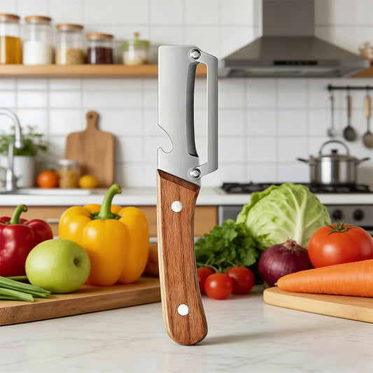 PeelPop PeelPop Pro Everyday Peeler and Bottle Opener - bottle opener in use lifestyle shot