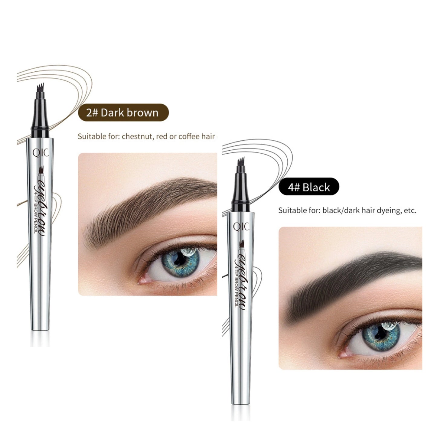 QIC Eyebrow Multipurpose Tattoo Pencil - gallery product view 20