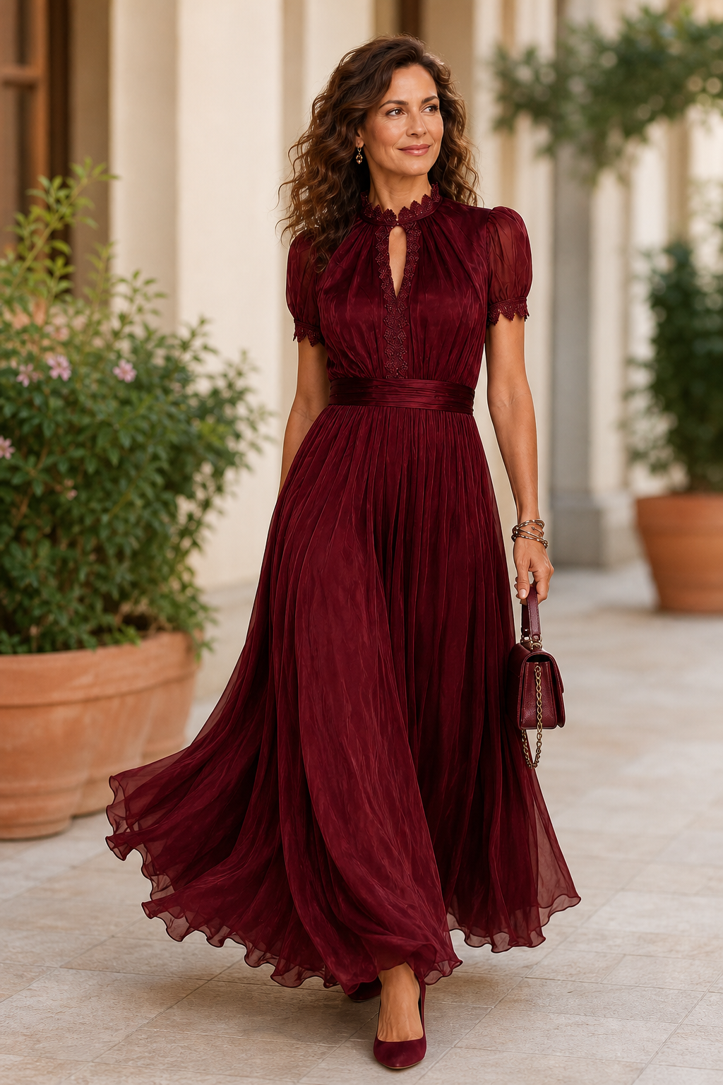 Rebecca Prosperi™ Lekka sukienka maxi na lato