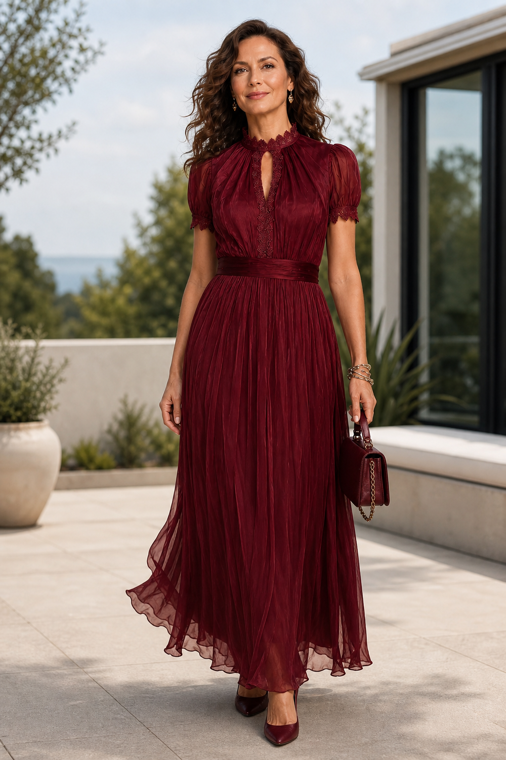Rebecca Prosperi™ Lekka sukienka maxi na lato