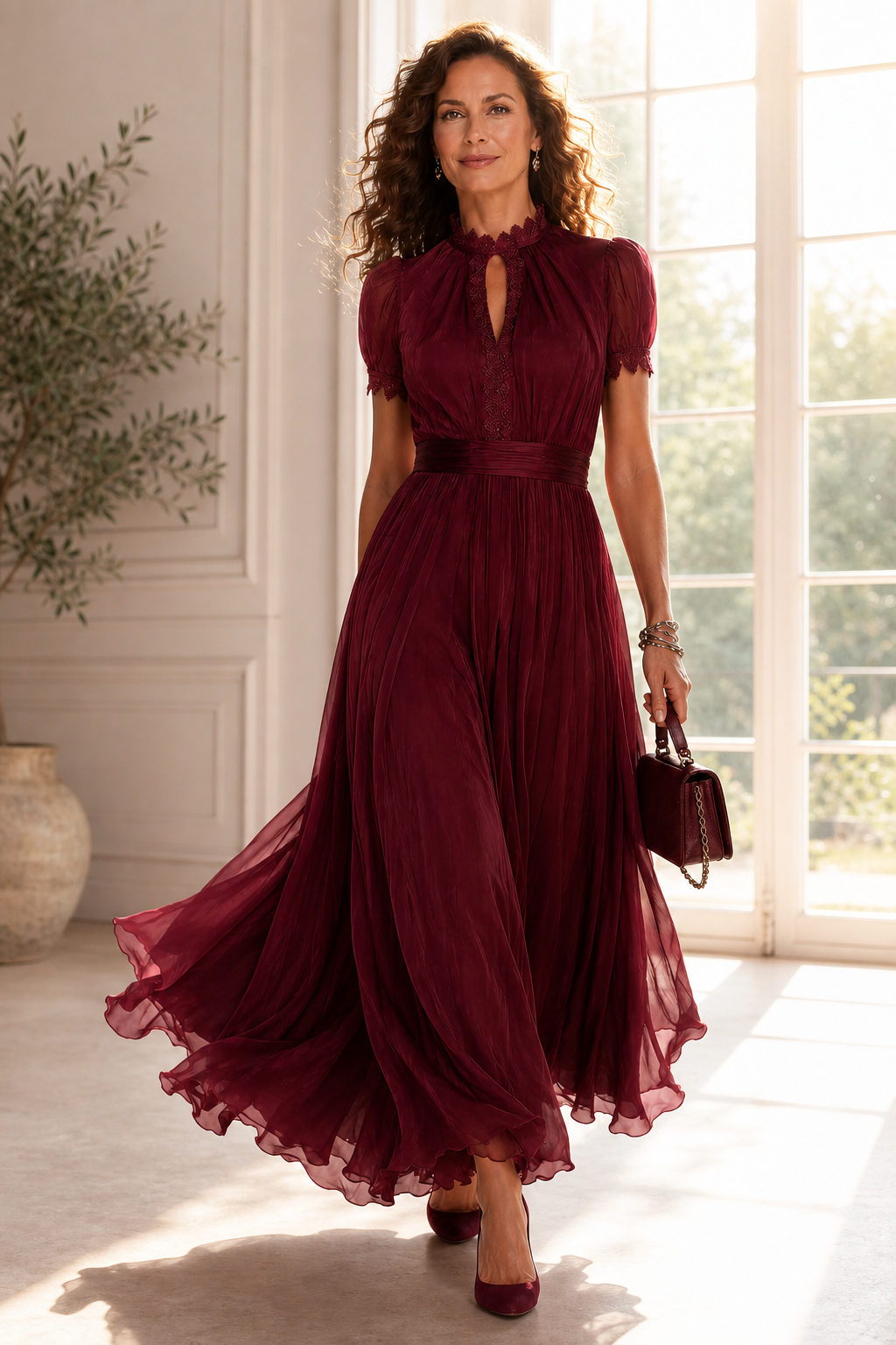 Rebecca Prosperi™ Lekka sukienka maxi na lato