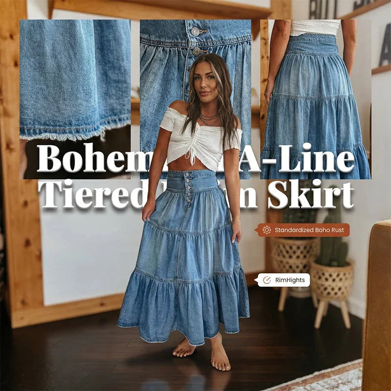 Renata Domenighini Flowing Maxi Skirt - main front product view