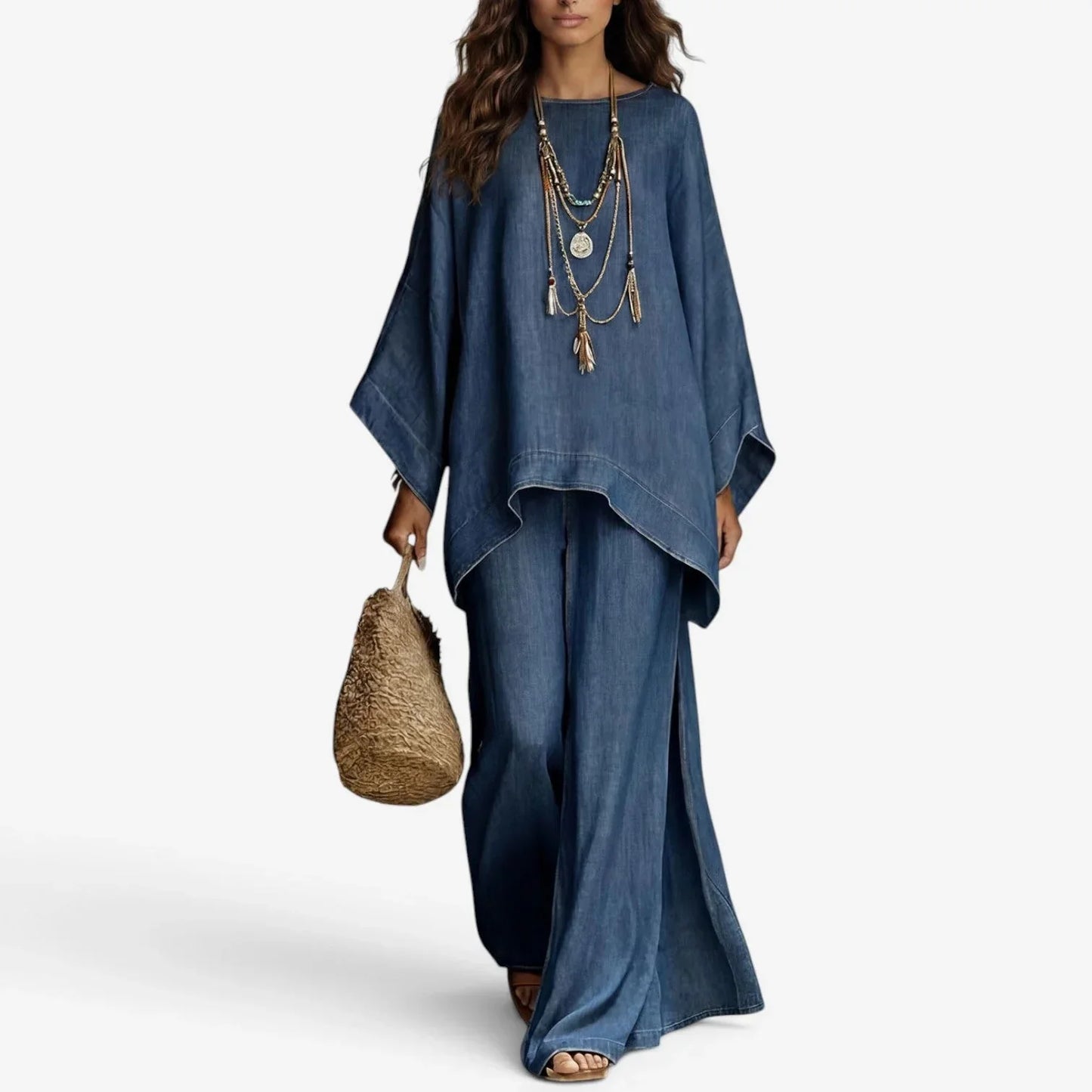 Renata Jolina Two-piece Denim Suit - main product view of matching denim set