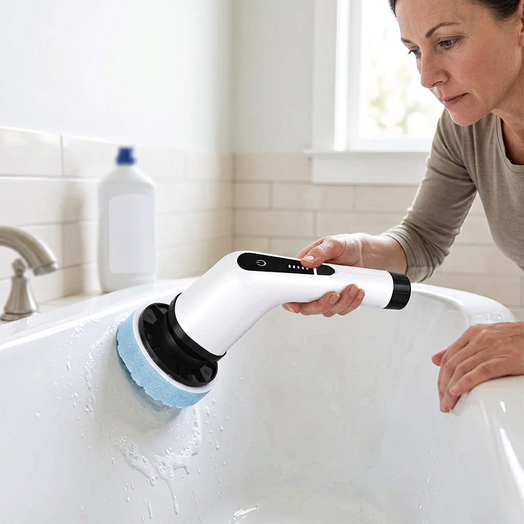 ScrubTech Pro™ Elektryczna szczotka do szorowania dla szybkiego i łatwego czyszczenia bez wysiłku