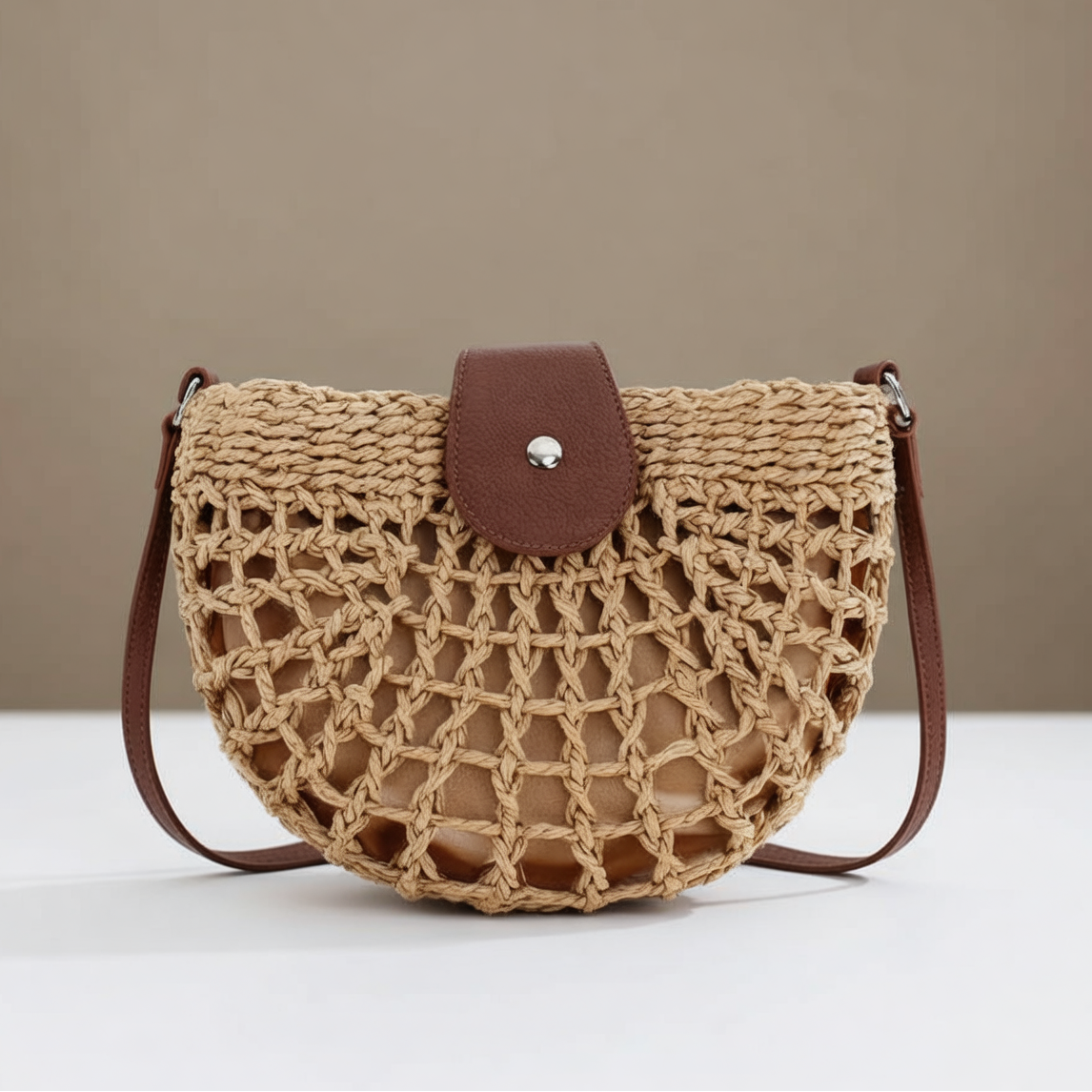 Seraphina Vale™ Torebka crossbody boho z plecionki