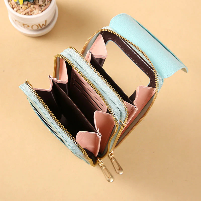 ShieldSnap™ Secure Phone Wallet Built-In - product top-down flat lay
