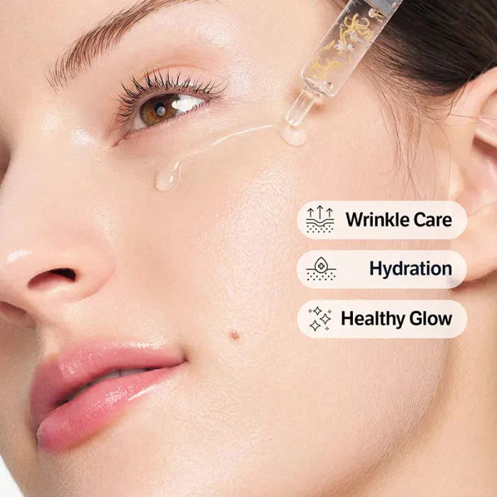 Silkara Silk Lifting Peptide Ampoule - side view showing product label detail