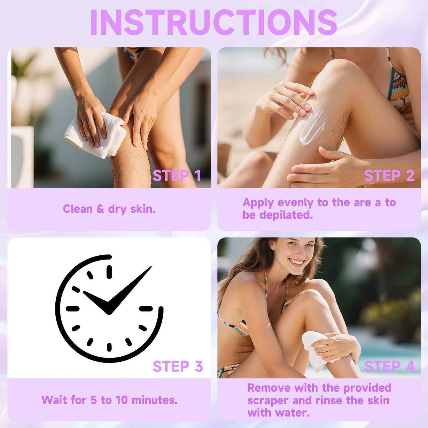 SilkiZone Pro+™ delikatny krem do depilacji bikini