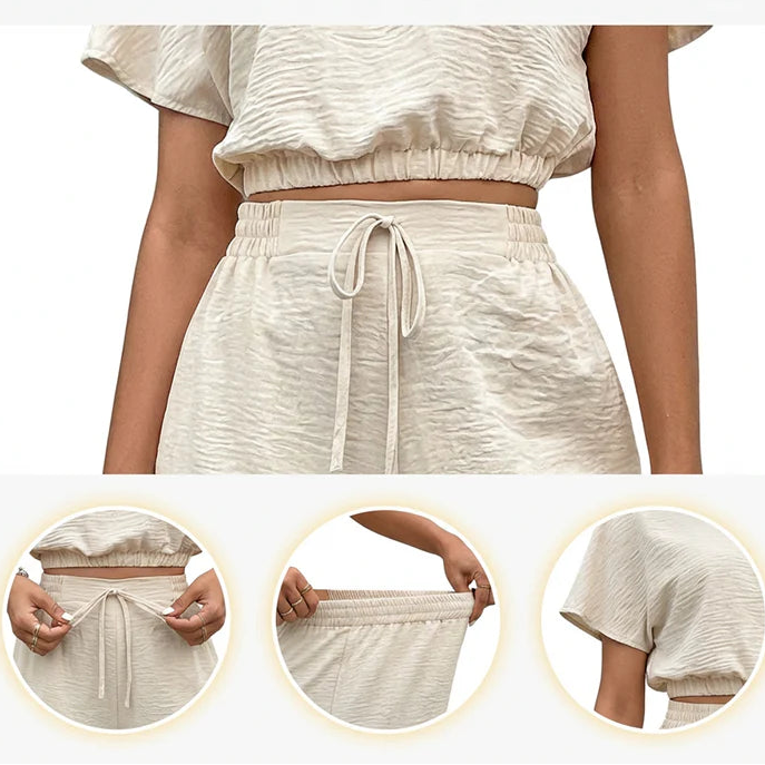 Sofia Sofia Ferrari Effortless Matching Top and Trouser Set - women's casual matching set gallery view 5
