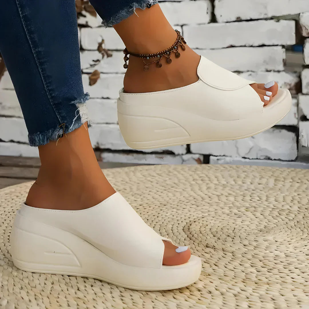SoleCare Reyna Orthopedic Sandals - top-down product view