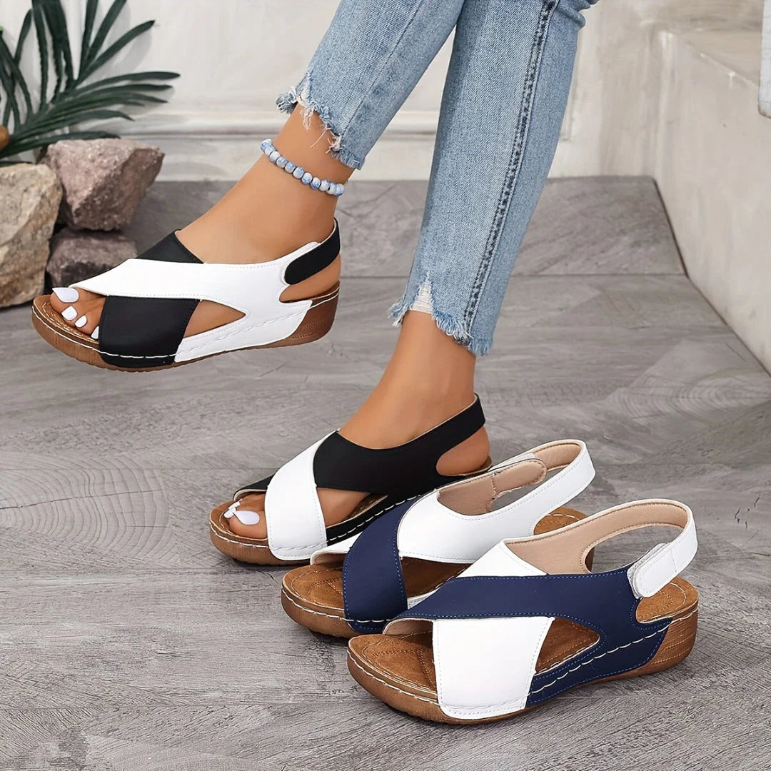 SoleEase Soleease Pro Breathable Orthopedic Walking Sandals - women wearing ultra comfortable orthopedic sandals