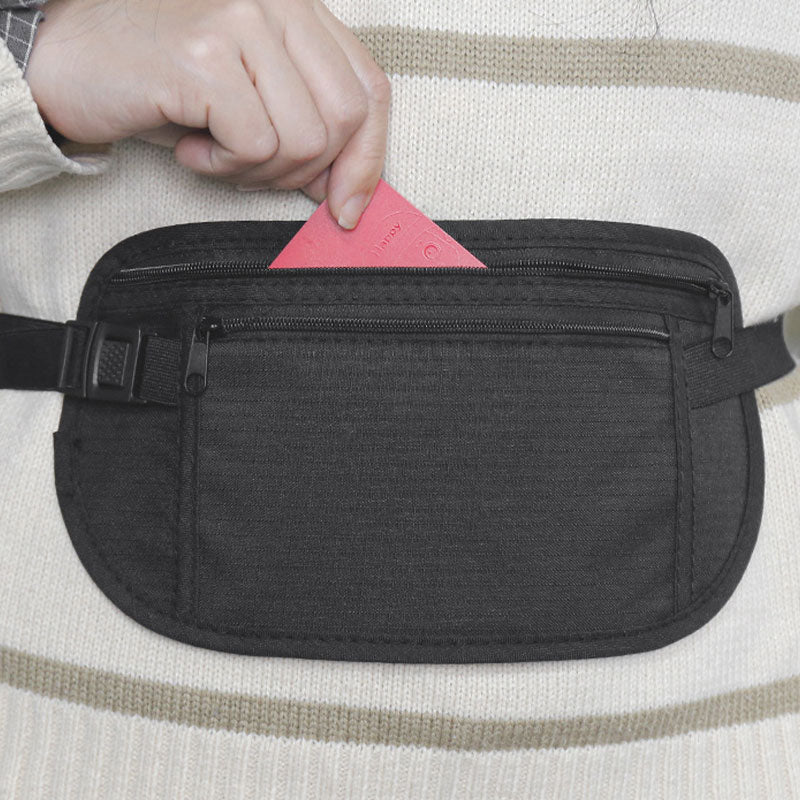 StashGuard™ Pas biodrowy nerka z blokadą RFID na bezstresowe podróże