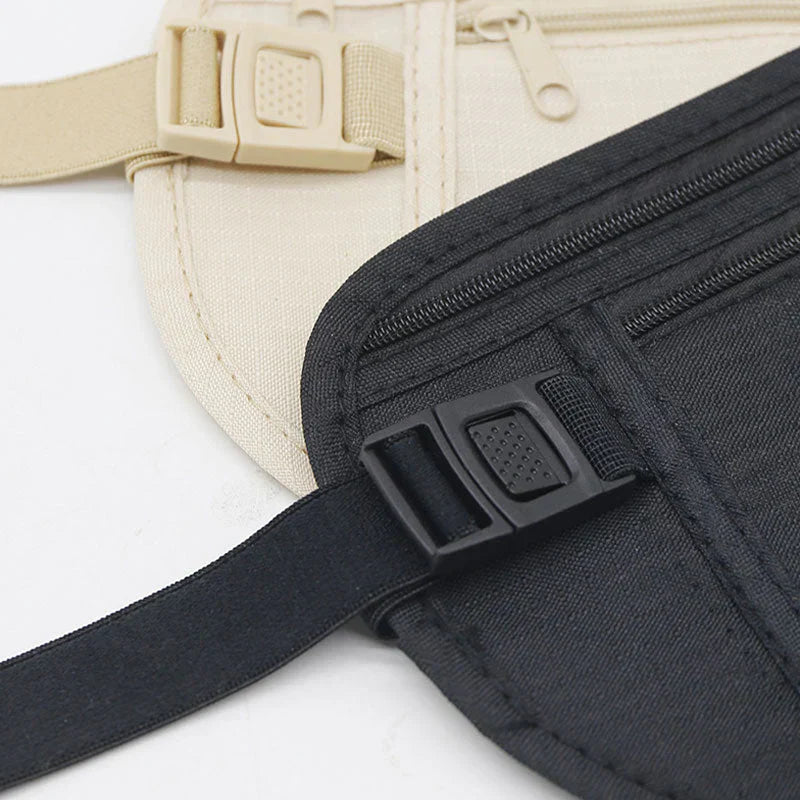 StashGuard™ Pas biodrowy nerka z blokadą RFID na bezstresowe podróże