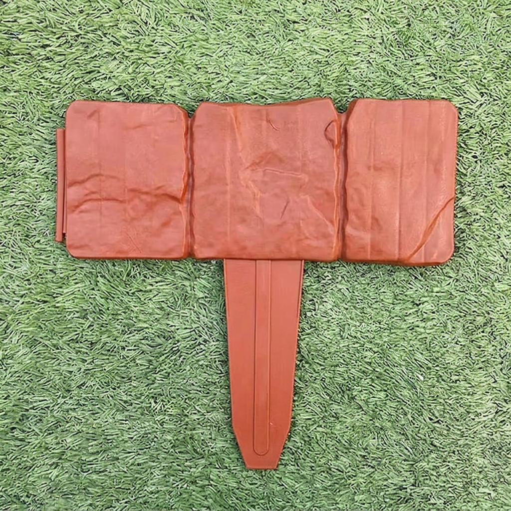 StoneHaven™ Eleganckie ogrodzenie ogrodowe imitujące kamień