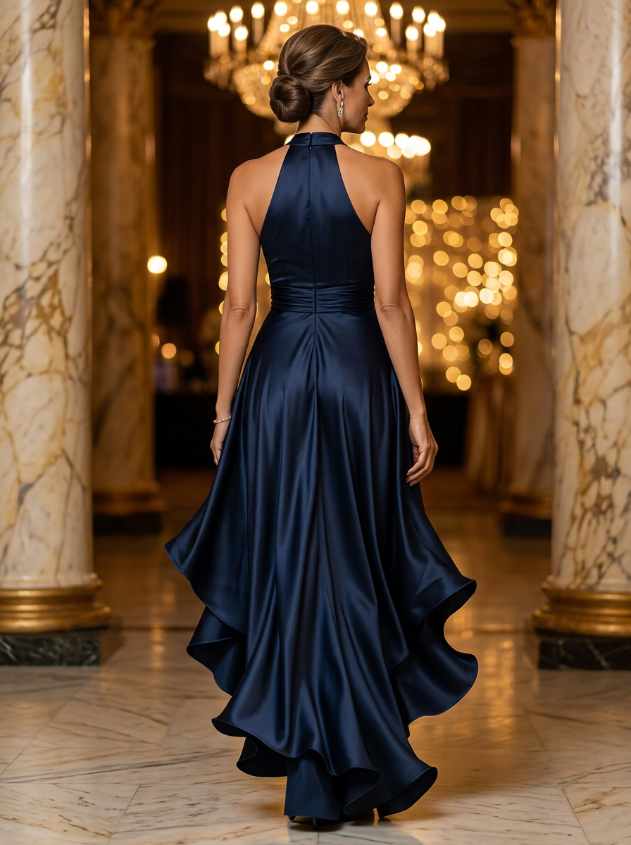 Tania Avellino™ Elegancka sukienka wieczorowa z wyszczuplającą talią