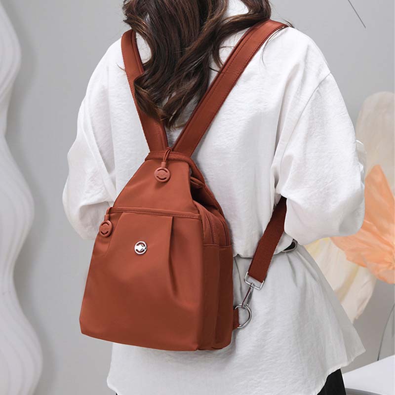 VaultTrek Premium 3 in 1 Anti-Theft Travel Tote Bag - top-down view of bag opening