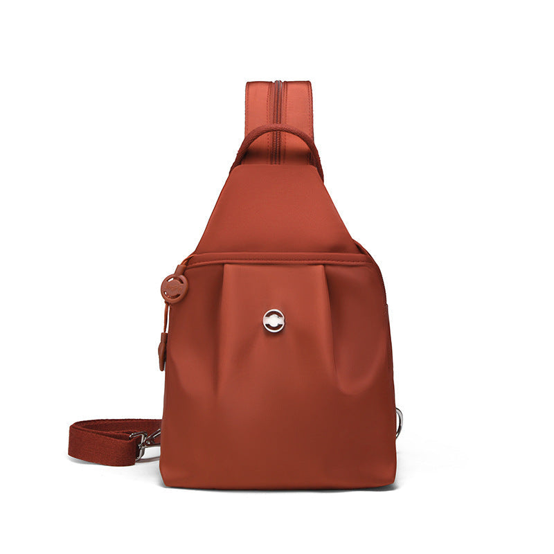 VaultTrek Premium 3 in 1 Anti-Theft Travel Tote Bag - exterior pocket detail view