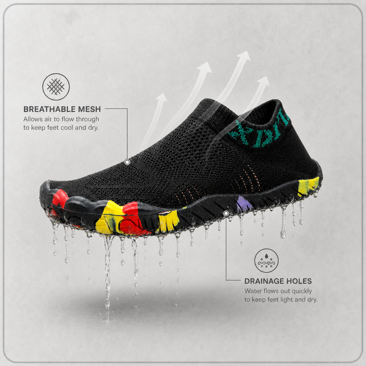 WadeFlow™ Uniwersalne buty do aktywności na lądzie i w wodzie
