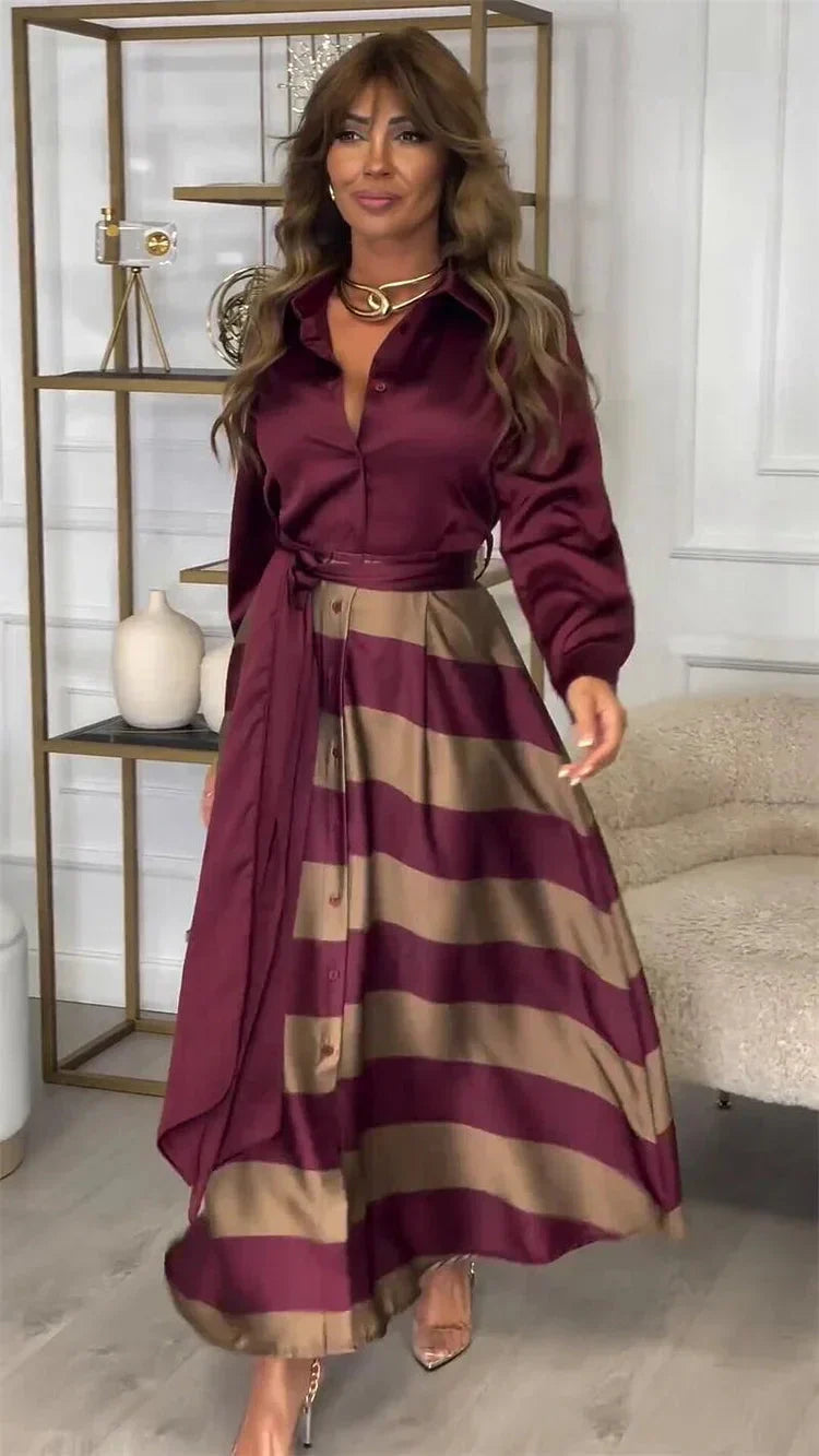 Wanda Cutino™ Wanda Cutino™ Elegant Autumn Dress Day to Evening - content image 29