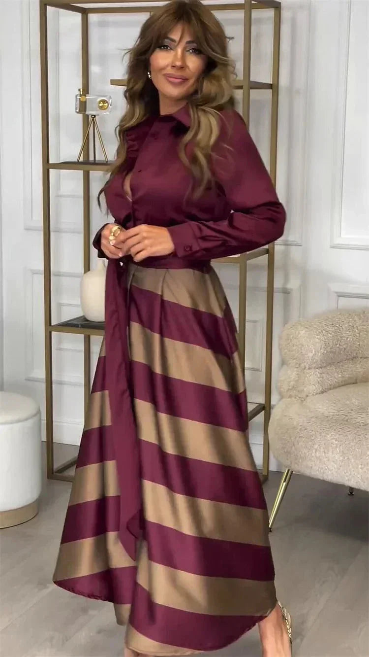 Wanda Cutino™ Wanda Cutino™ Elegant Autumn Dress Day to Evening - content image 30