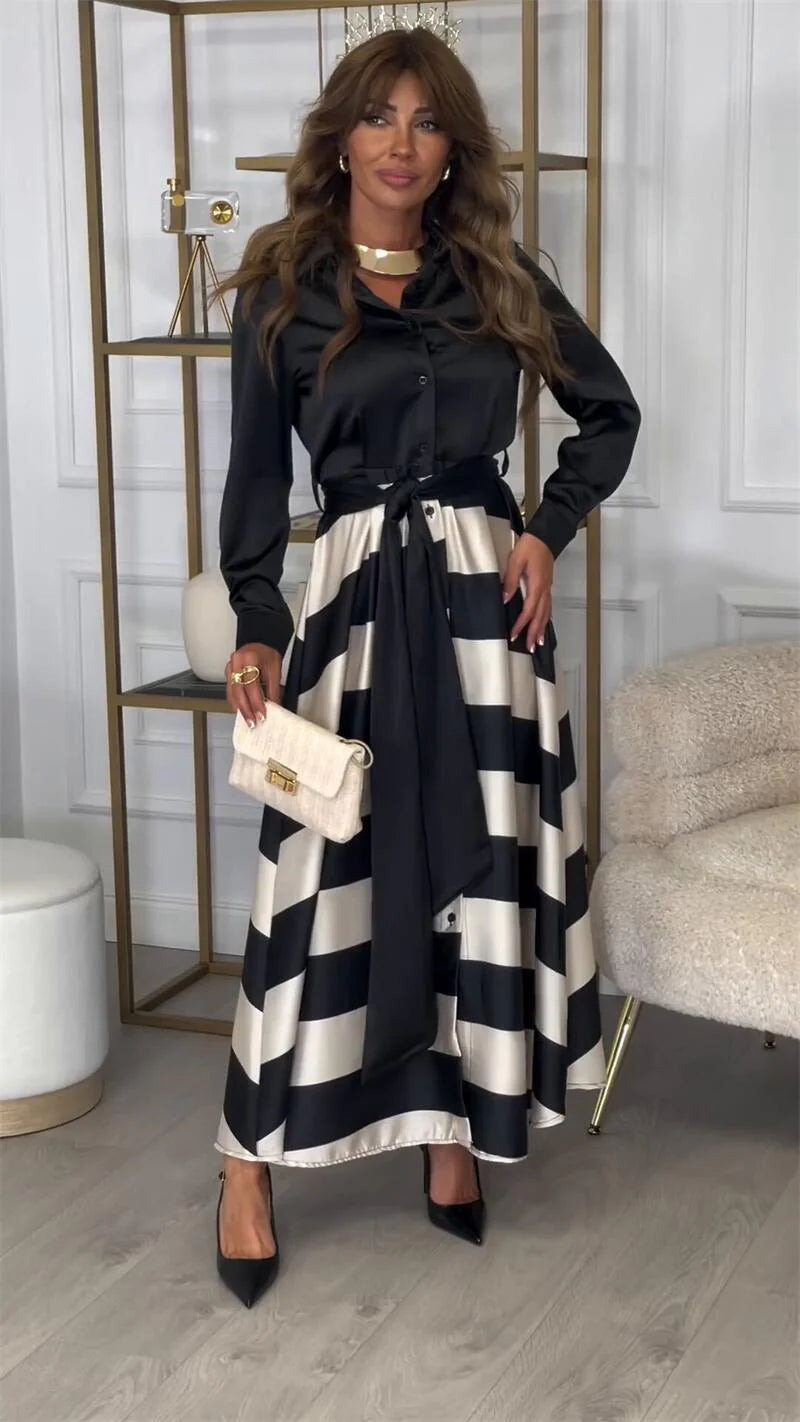 Wanda Cutino™ Wanda Cutino™ Elegant Autumn Dress Day to Evening - content image 32