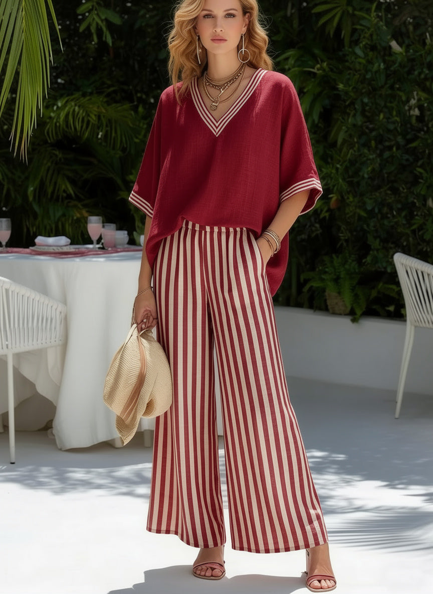 Zaira Serafini™ Elegancki damski komplet ubrań