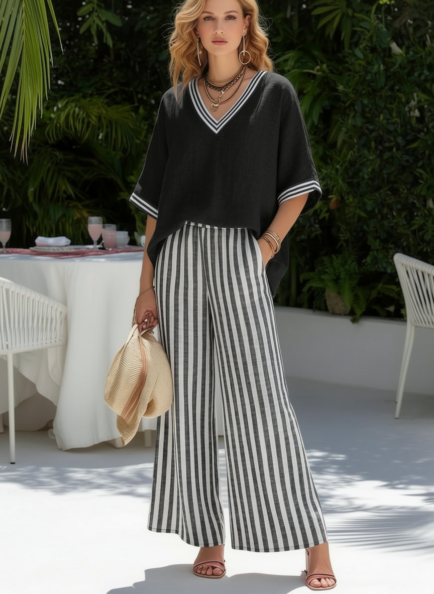 Zaira Serafini™ Elegancki damski komplet ubrań