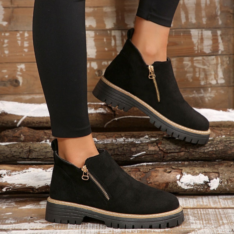 ZipStryde Sleek Zip Ankle Boots - outsole tread pattern and grip detail